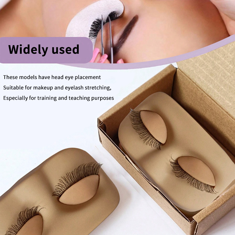Eyelash Extension Remover - Mini Lash Flat Model Head Practice