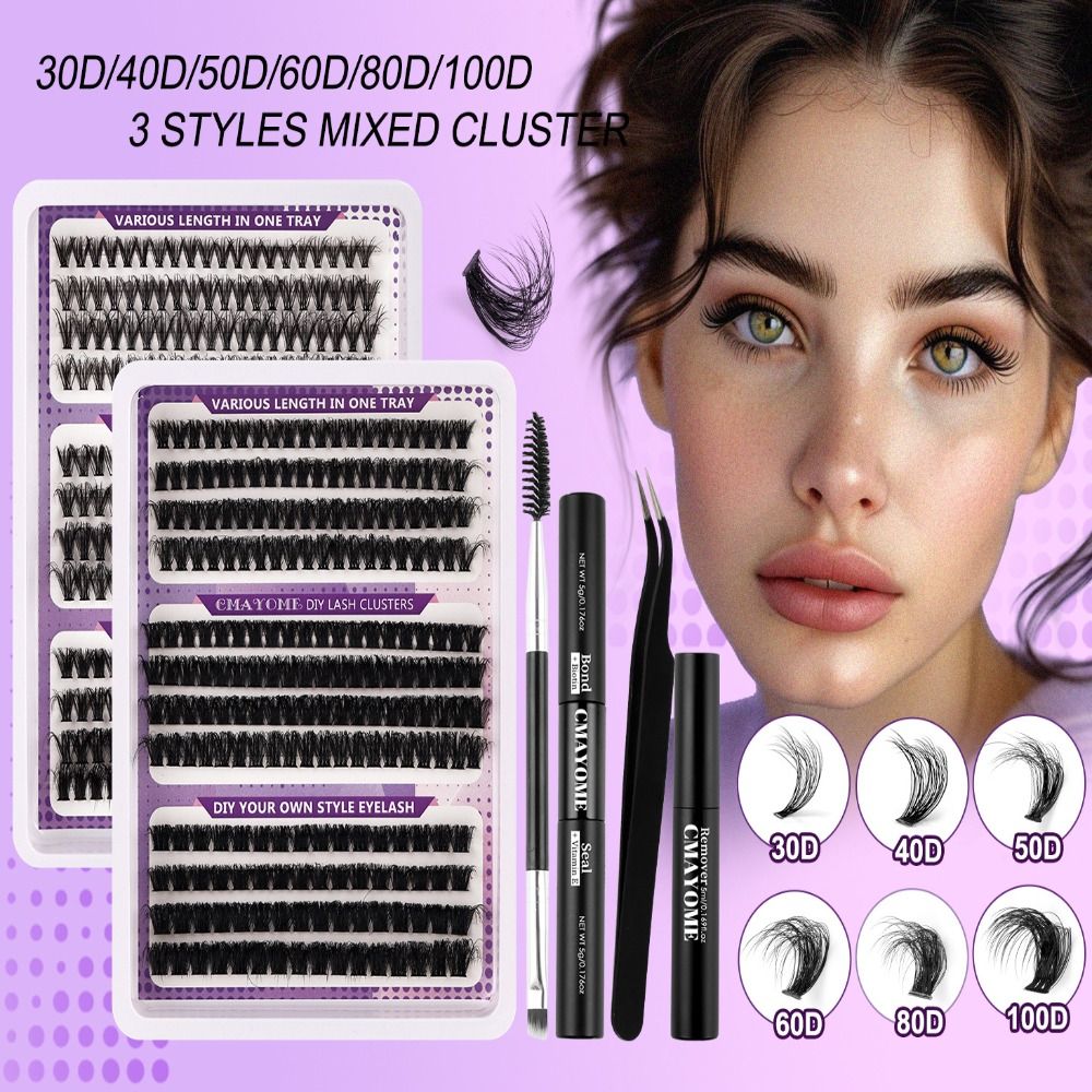 Eyelash Extension Wispy Look - Natural Look False Eyelashes Wispy Style