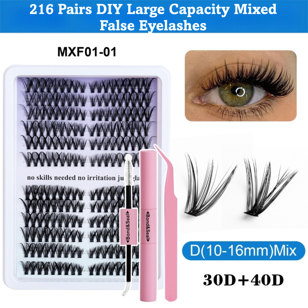 Faux Mink Lash - Curvature D False Eyelashes Bond and