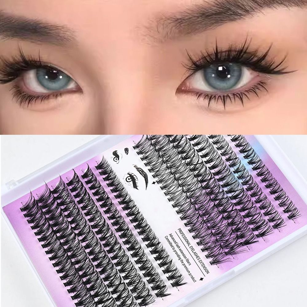 Eyelash Extension Wispy Look - Natural Look False Eyelashes Wispy Style