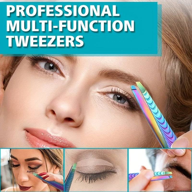 Stainless Steel Beard Tweezers - Eyelash Extension Remover reseña y precio