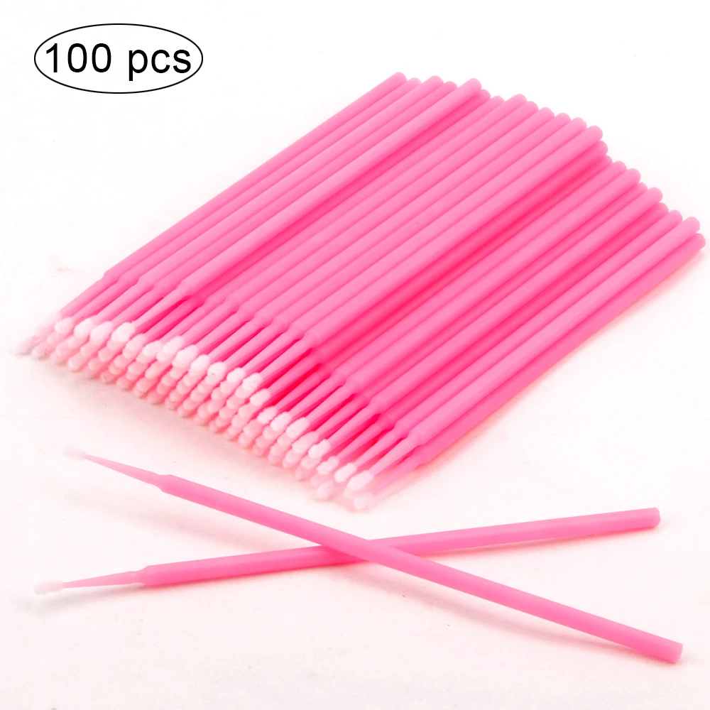 100pcs Disposable MicroBrush E - Eyelash Extension Remover reseña y precio