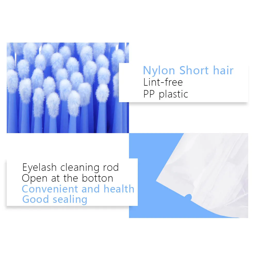 100pcs Disposable MicroBrush E - Eyelash Extension Remover reseña y precio