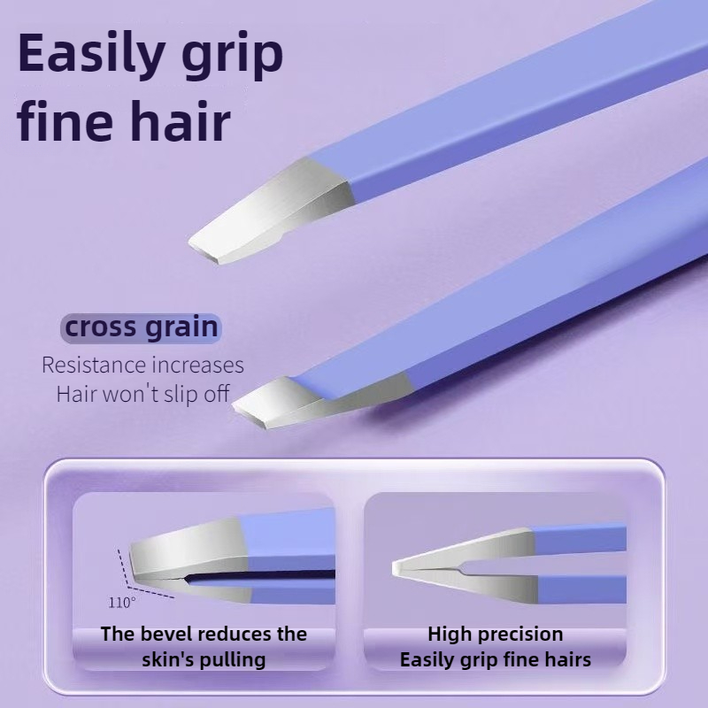 4Pcs Eyebrow Tweezers Hair Rem - Eyelash Extension Remover reseña y precio