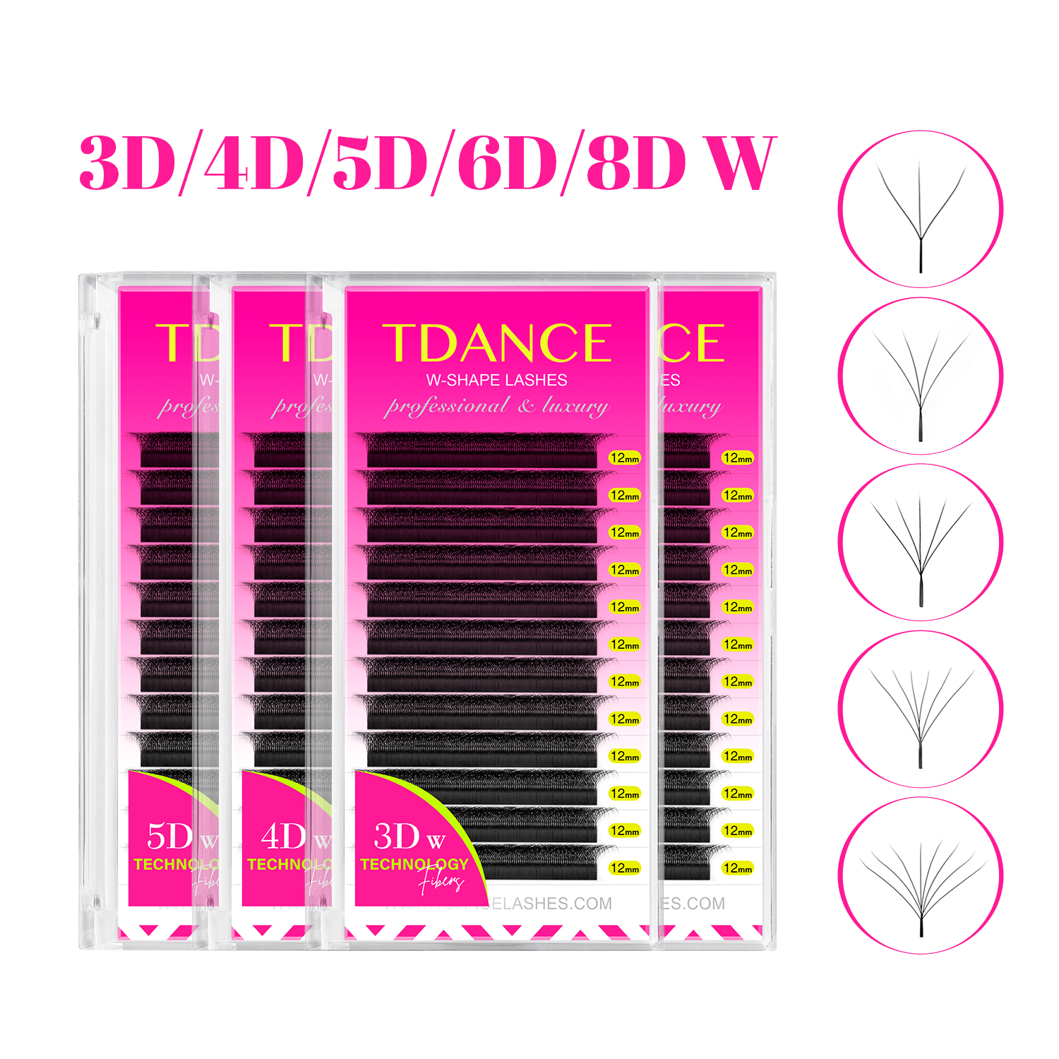 TDANCE 3D 4D 5D 6D Premade Fan - Faux Mink Lash reseña y precio