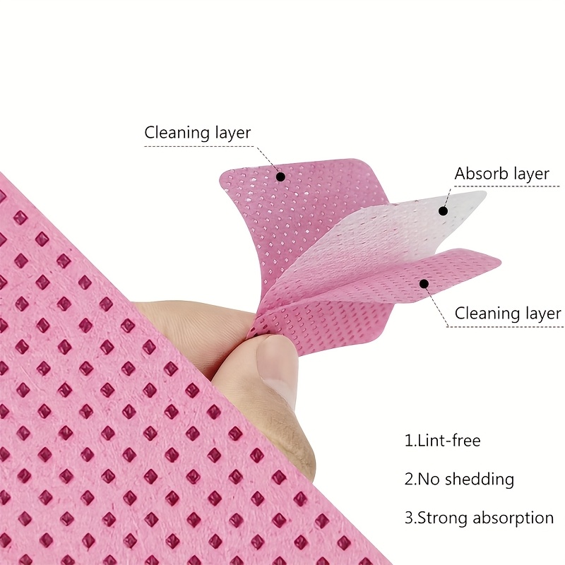 50 Pieces of Velvet-Free Nail  - Eyelash Extension Remover reseña y precio