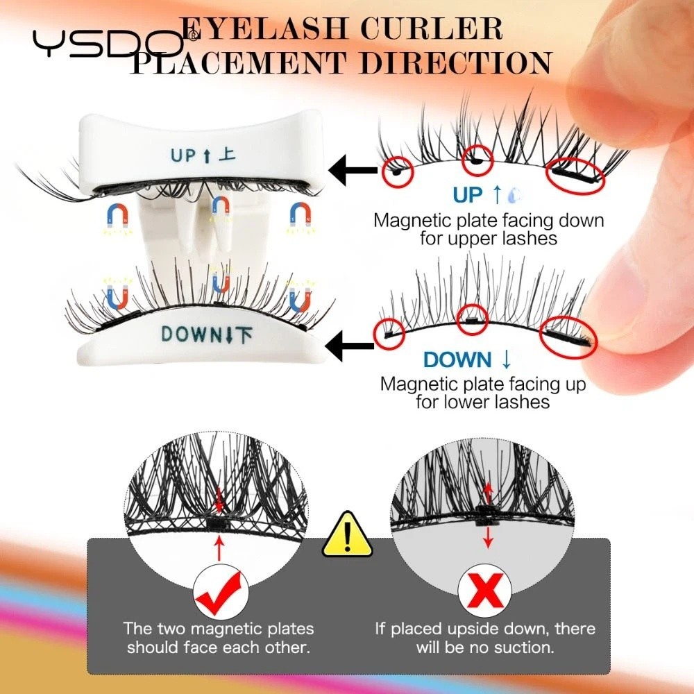 3 Pairs New YSDO Magnetic Lash - Faux Mink Lash reseña y precio