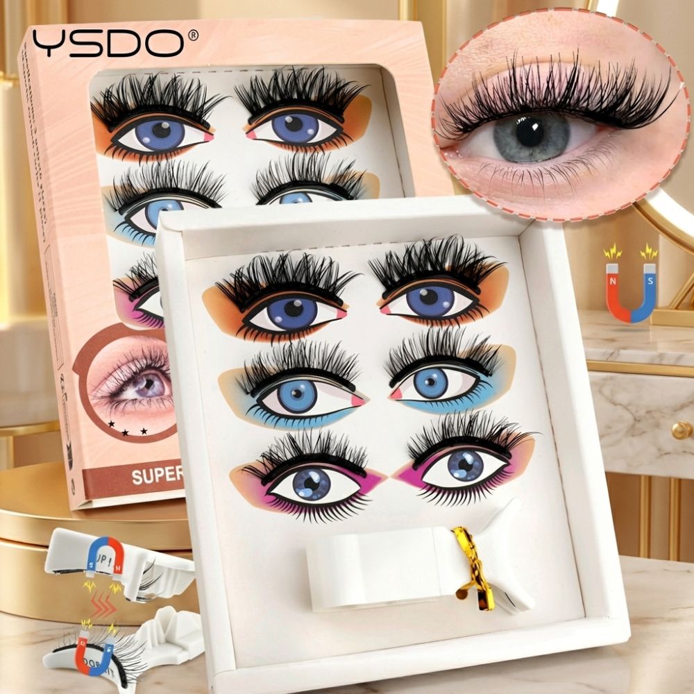 3 Pairs New YSDO Magnetic Lash - Faux Mink Lash reseña y precio