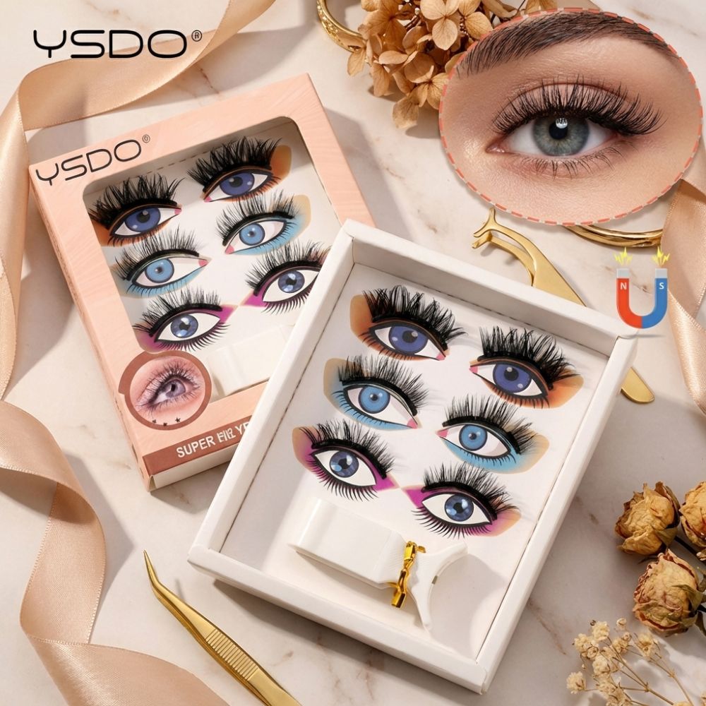 3 Pairs New YSDO Magnetic Lash - Faux Mink Lash reseña y precio