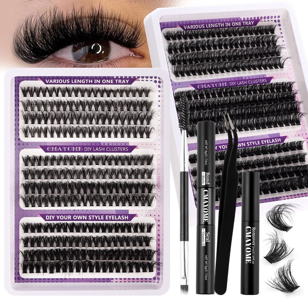 Natural Look False Eyelashes W - Eyelash Extension Wispy Look reseña y precio