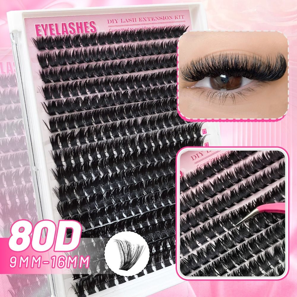 Natural Look False Eyelashes B - Eyelash Extension Wispy Look reseña y precio