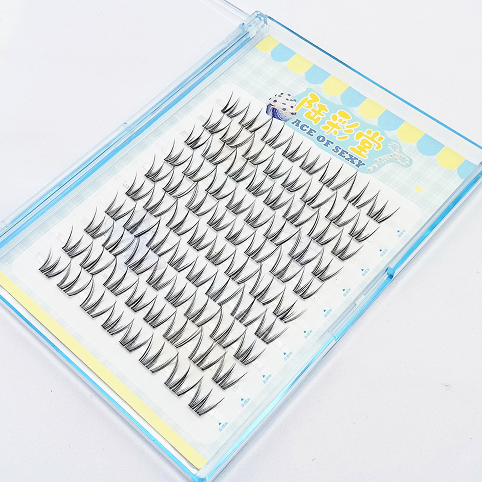 wispy False Eyelashes 10 Rows  - Eyelash Extension Wispy Look reseña y precio