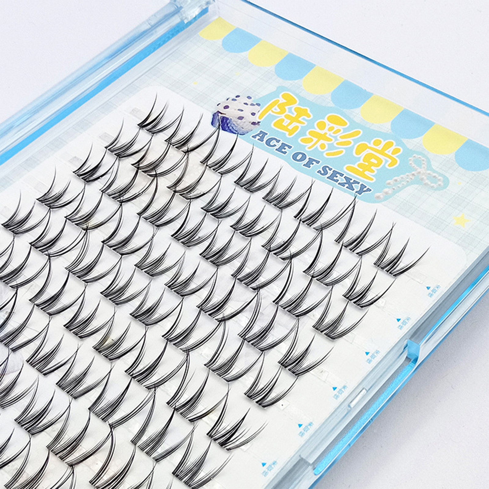 wispy False Eyelashes 10 Rows  - Eyelash Extension Wispy Look reseña y precio