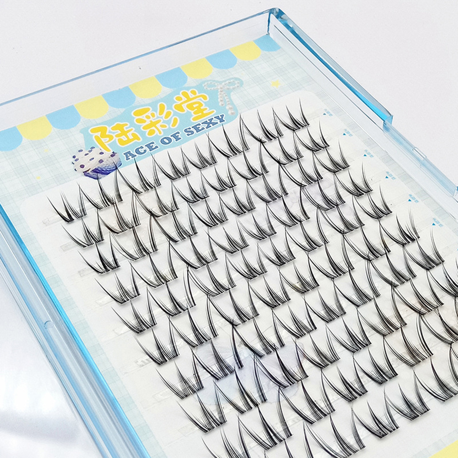 wispy False Eyelashes 10 Rows  - Eyelash Extension Wispy Look reseña y precio