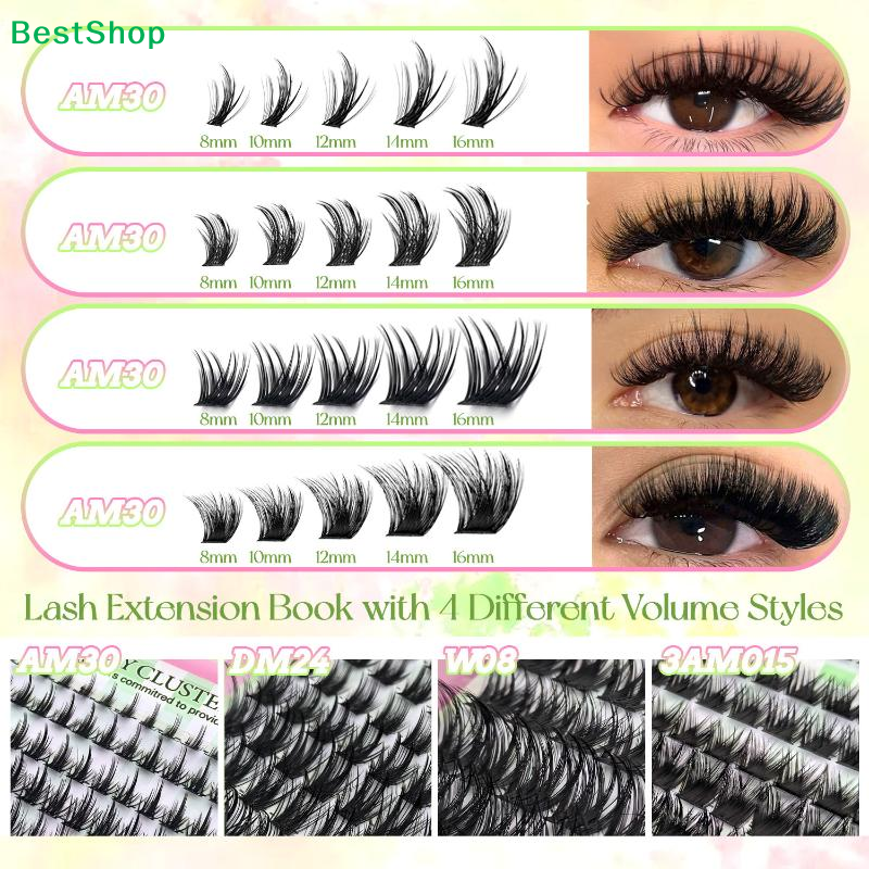 ✂640 Clusters 8-16mm Length Fa - Faux Mink Lash reseña y precio