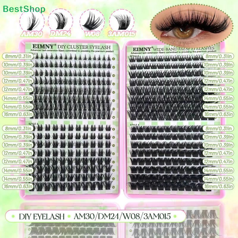 ✂640 Clusters 8-16mm Length Fa - Faux Mink Lash reseña y precio