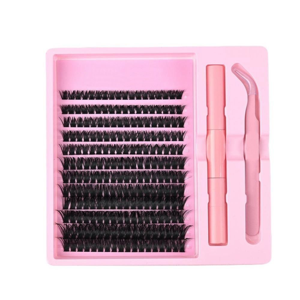 12 Rows Natural Look False Eye - Eyelash Extension Wispy Look reseña y precio