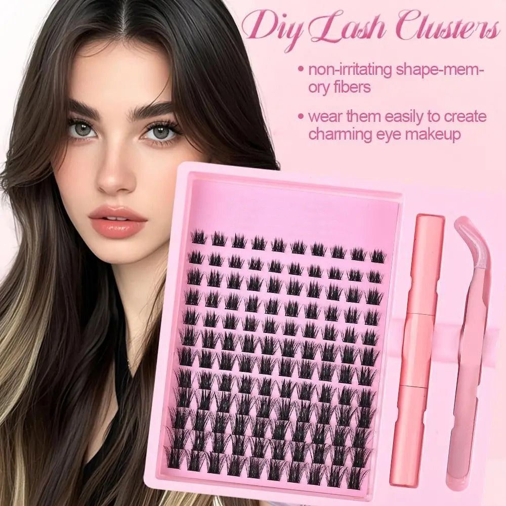 12 Rows Natural Look False Eye - Eyelash Extension Wispy Look reseña y precio