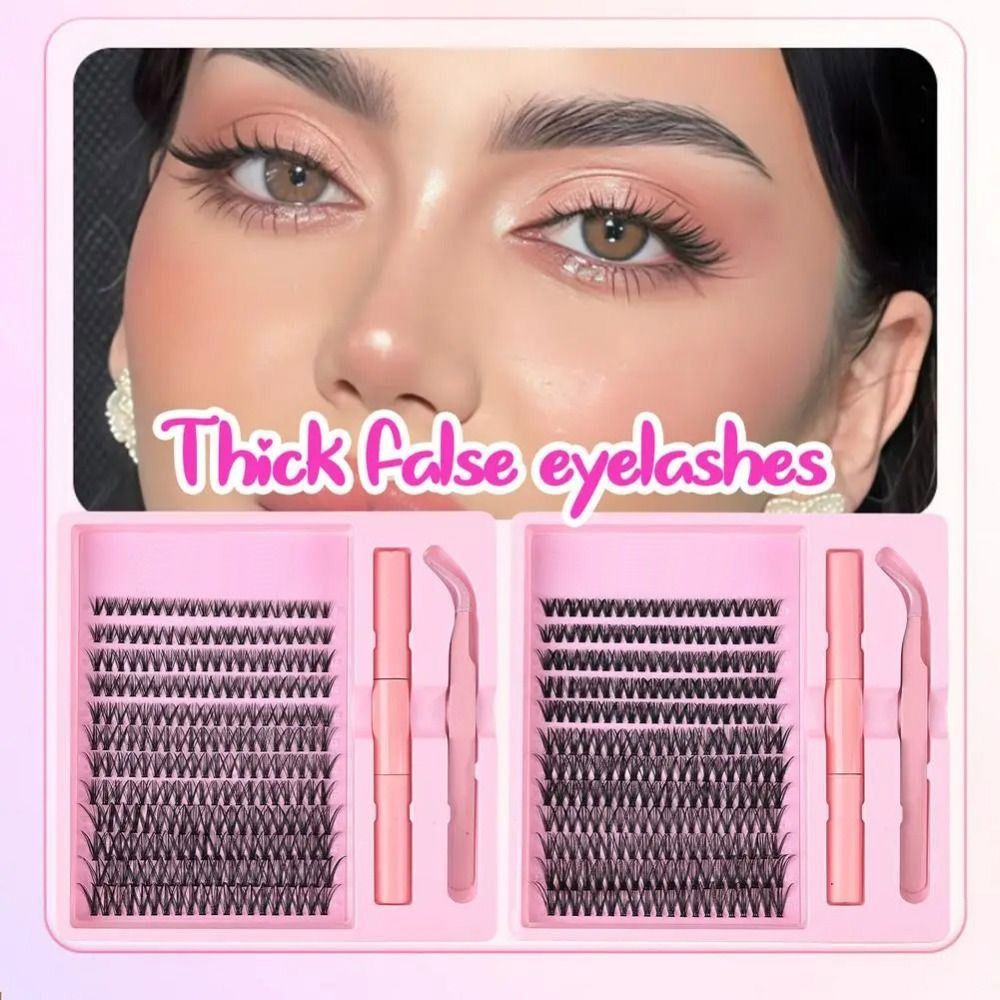 12 Rows Natural Look False Eye - Eyelash Extension Wispy Look reseña y precio