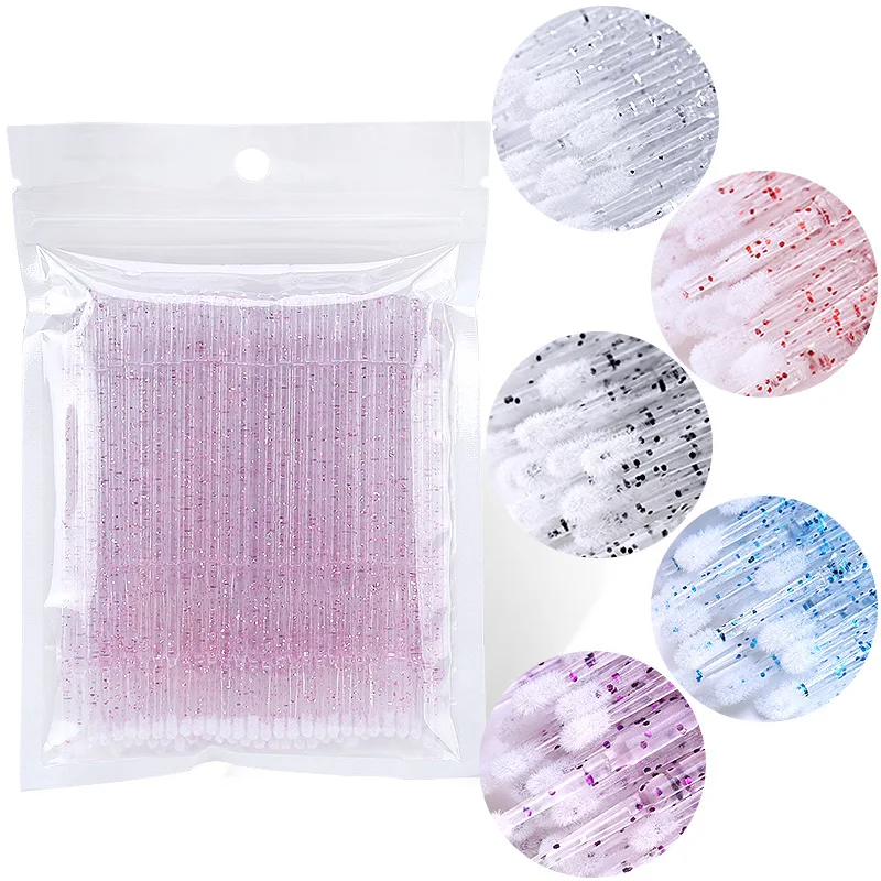 100PCS Extension Brushes Lash  - Eyelash Extension Remover reseña y precio