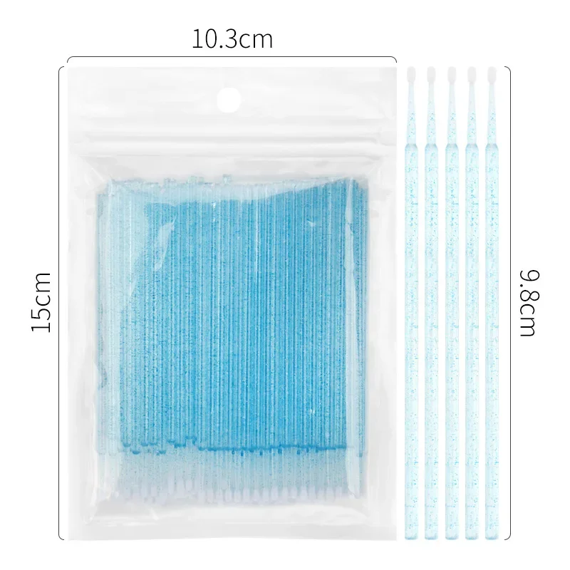 100PCS Extension Brushes Lash  - Eyelash Extension Remover reseña y precio