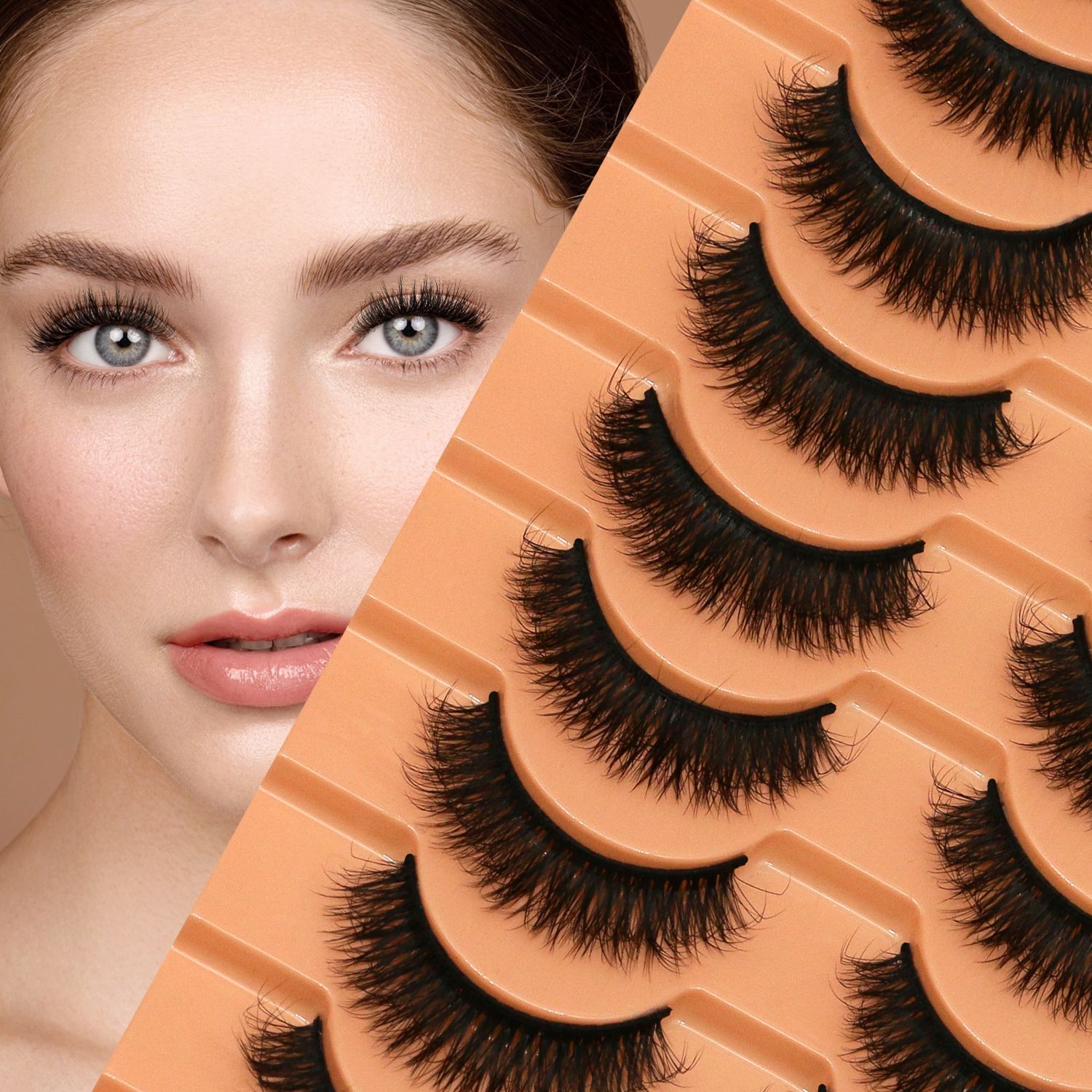 10 Pairs Lashes 6D Faux Mink E - Faux Mink Lash reseña y precio