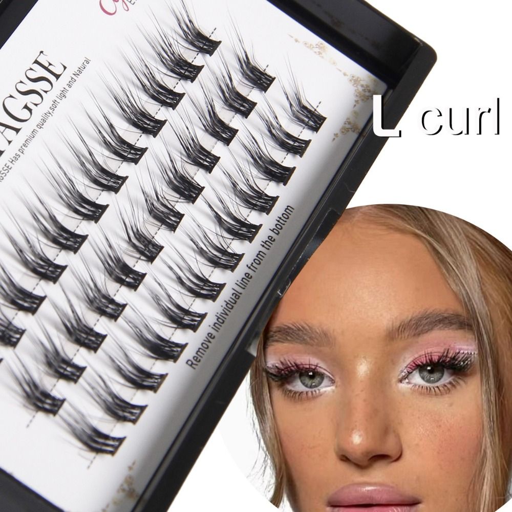 L Curl Individual Eyelashes Wi - Eyelash Extension Wispy Look reseña y precio