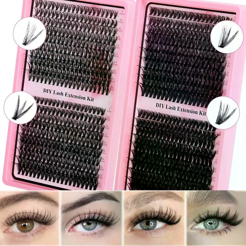 176/300/320/400Pcs Fluffy Eyel - Eyelash Extensions reseña y precio