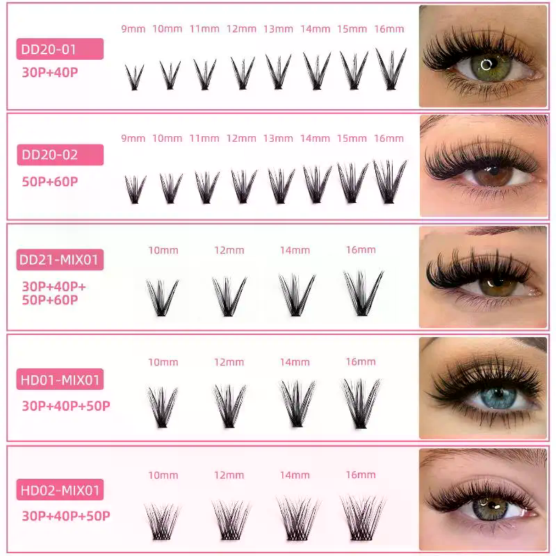 176/300/320/400Pcs Fluffy Eyel - Eyelash Extensions reseña y precio