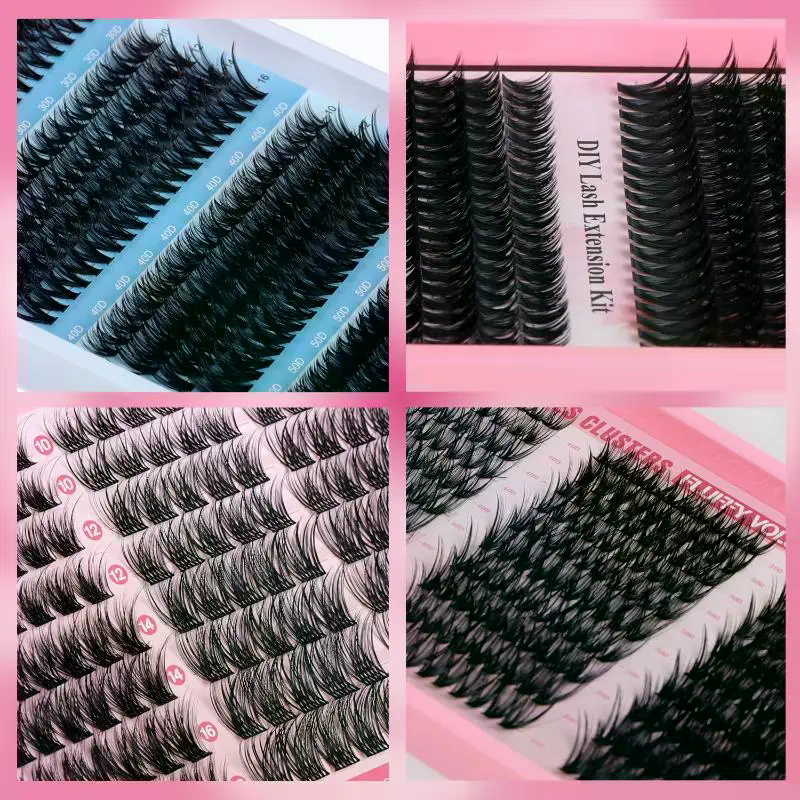 176/300/320/400Pcs Fluffy Eyel - Eyelash Extensions reseña y precio