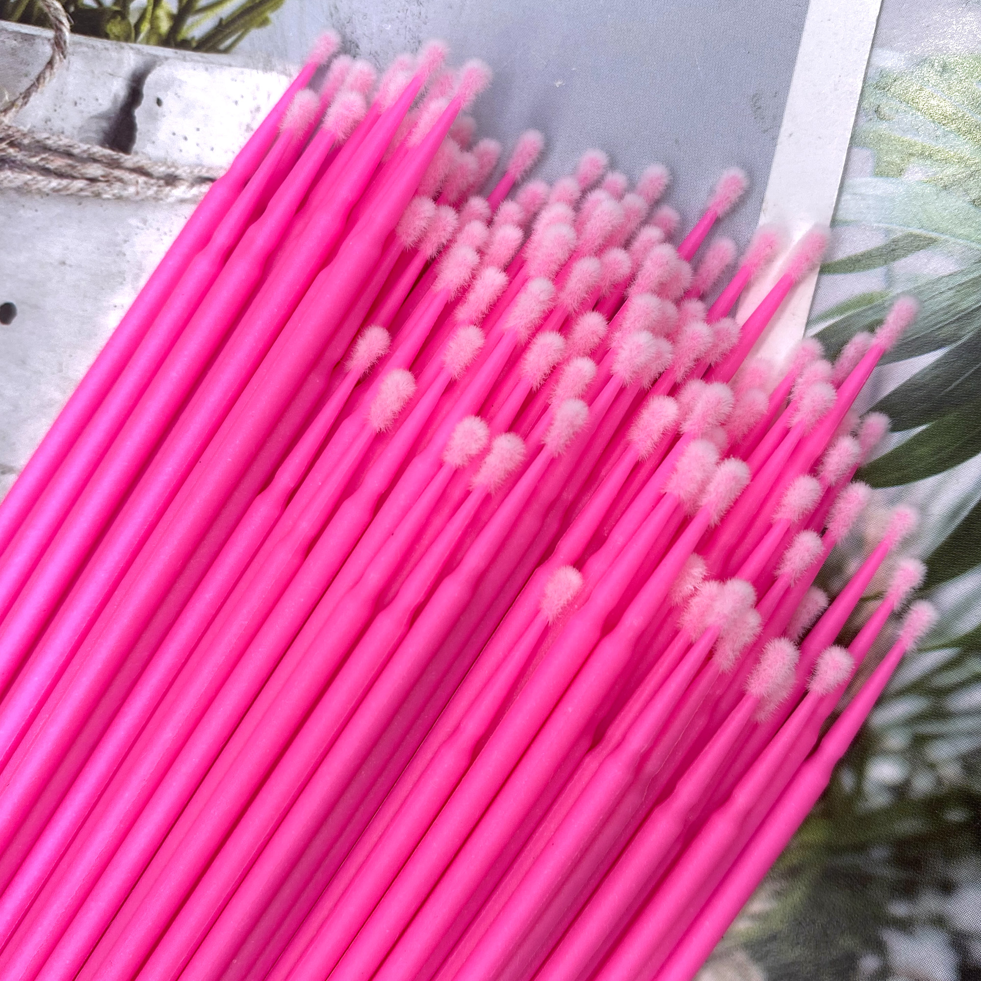100pcs Micro Brush Lash Removi - Eyelash Extension Remover reseña y precio