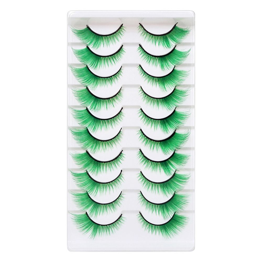 10 Pairs Colorful Colored Lash - Faux Mink Lash reseña y precio