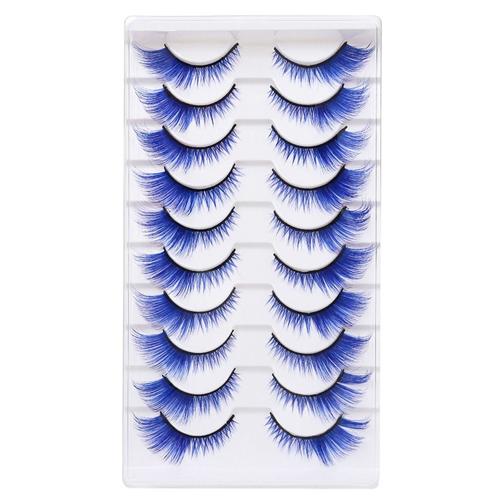 10 Pairs Colorful Colored Lash - Faux Mink Lash reseña y precio