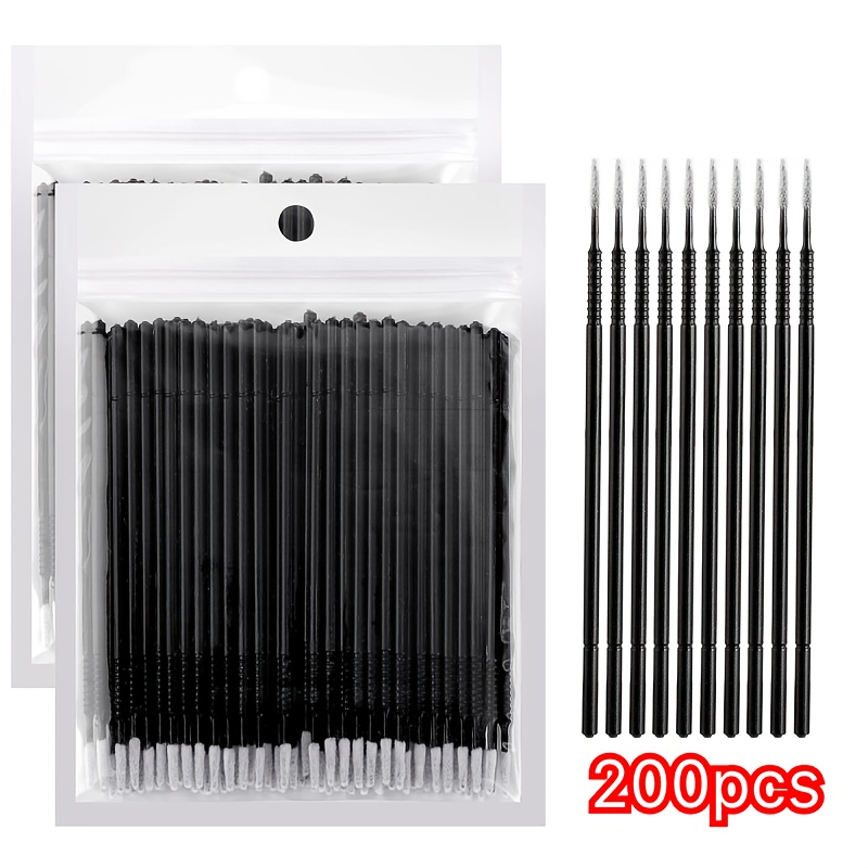 200PCS Disposable MicroBrush E - Eyelash Extension Remover reseña y precio