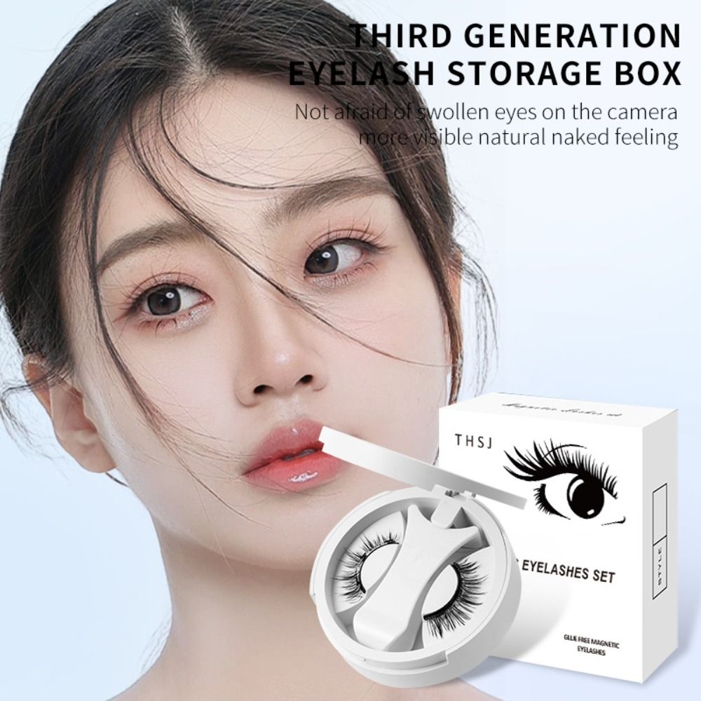 Portable Magnetic Eyelashes Ki - Faux Mink Lash reseña y precio