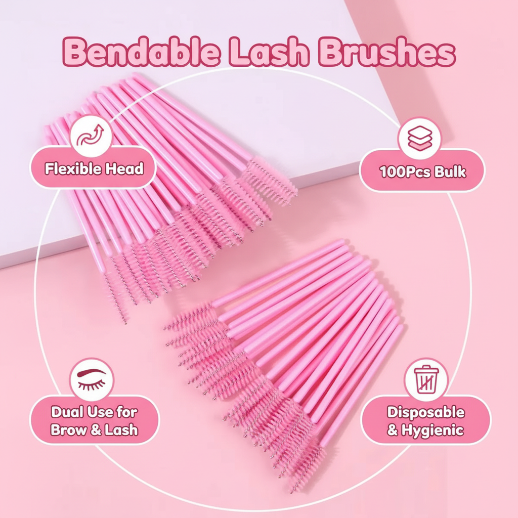 50pcs Disposable Eyelash Brush - Eyelash Extensions reseña y precio