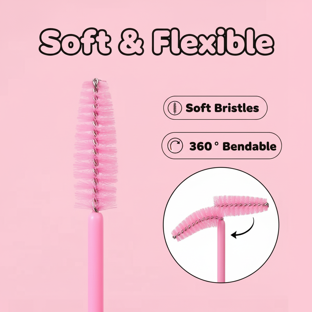 50pcs Disposable Eyelash Brush - Eyelash Extensions reseña y precio