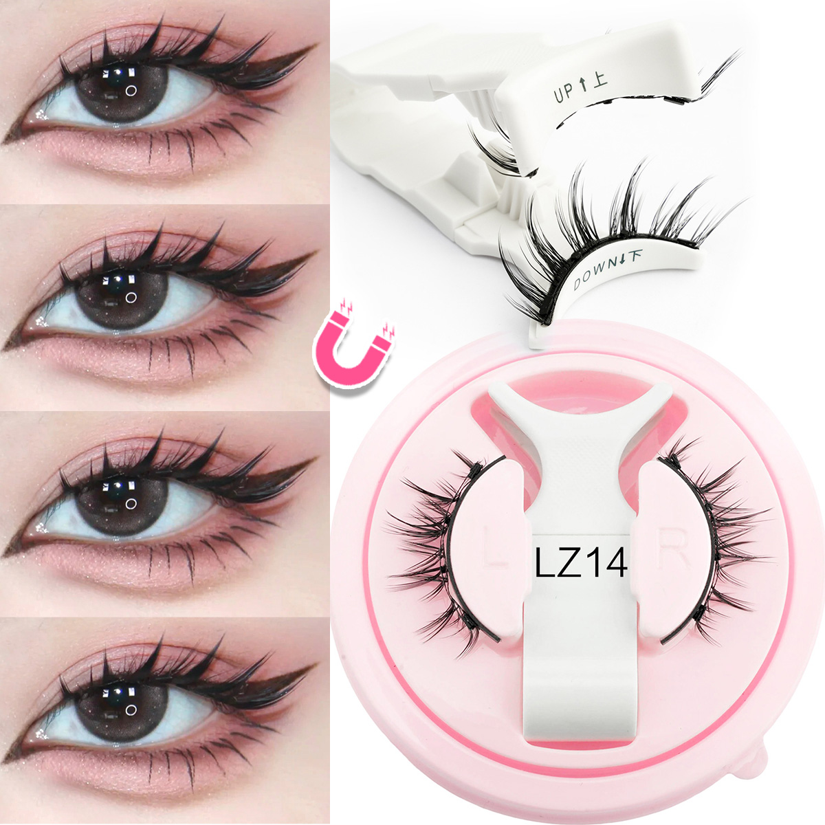 New 1 Pair Magnetic Eyelashes  - Faux Mink Lash reseña y precio