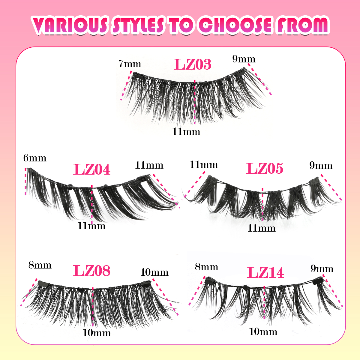 New 1 Pair Magnetic Eyelashes  - Faux Mink Lash reseña y precio