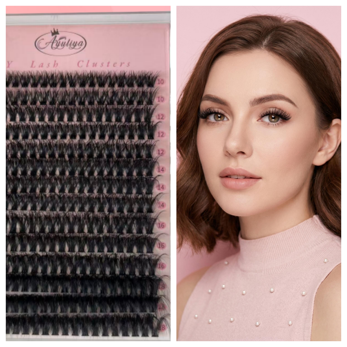 Lash Clusters 60D Eyelash Clus - Eyelash Extension Wispy Look reseña y precio