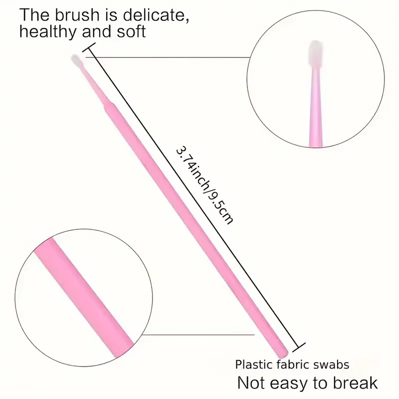 100Pcs Eyelash Brush Lash Remo - Eyelash Extension Remover reseña y precio