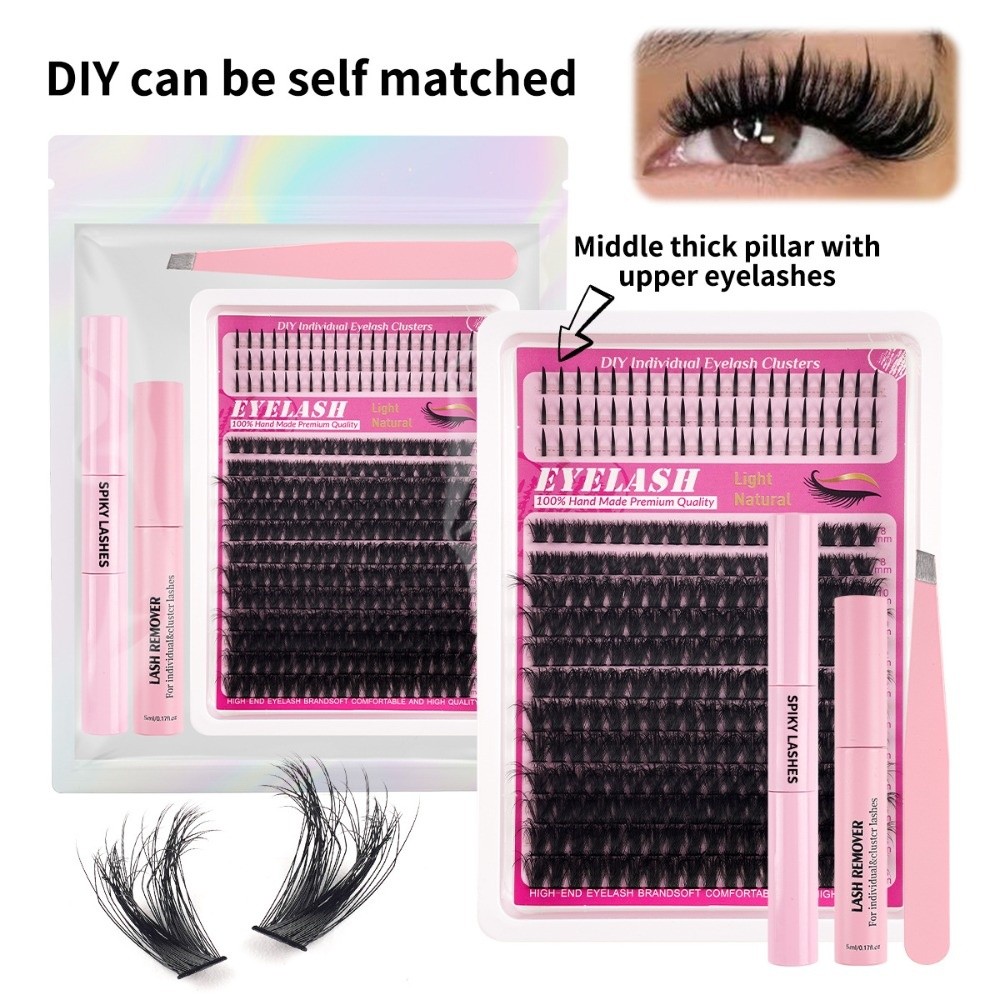 8-18mm Length False Eyelashes  - Eyelash Extension Wispy Look reseña y precio