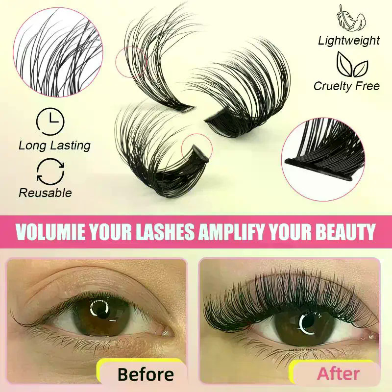 Cluster Lashes Kit Individual  - Faux Mink Lash reseña y precio