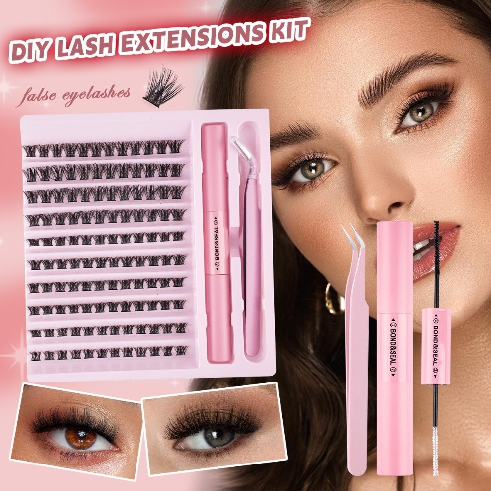 New Bond and Seal False Eyelas - Eyelash Extension Wispy Look reseña y precio
