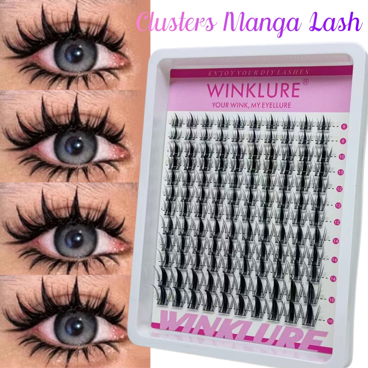 WINKLURE Fairy Lash Clusters N - Eyelash Extension Wispy Look reseña y precio